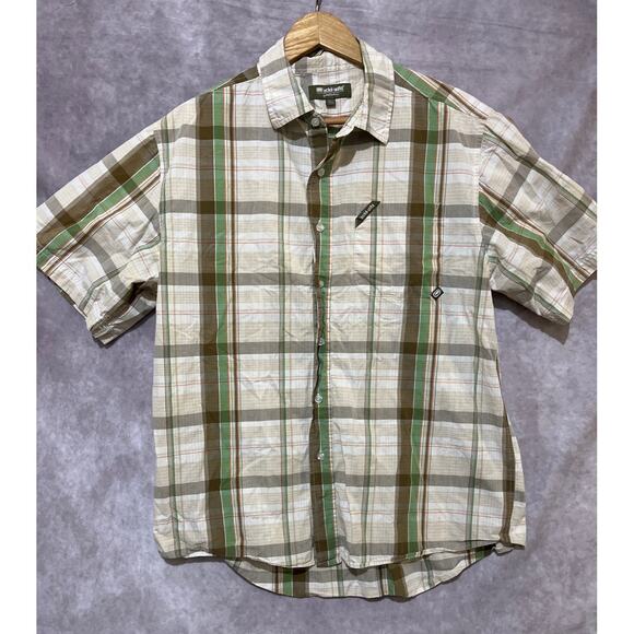 Ecko Unltd. Other - VINTAGE Y2K Ecko Unltd. Plaid Button Up Tan Brown Green Orange size L